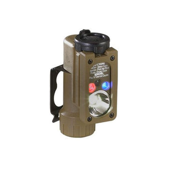 Streamlight Sidewinder Aviation Hands-Free Articulating Flashlight - White, Green, Blue and IR LEDs - 55 Lumens - Includes 2 x AAs - Accessories Vary