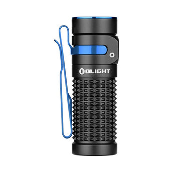 Olight Baton 4 Rechargeable LED Flashlight - 1300 Lumens - Includes 1 x 16340 and Optional Charging Case - Black or Other Colors