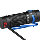 Olight Baton 4 Rechargeable LED Flashlight - 1300 Lumens - Includes 1 x 16340 and Optional Charging Case - Black or Other Colors