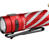 Olight Baton 4 Rechargeable LED Flashlight - 1300 Lumens - Includes 1 x 16340 and Optional Charging Case - Black or Other Colors