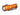 Orange Olight Baton Turbo Rechargeable LED Flashlight - Angled View