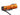 Orange Olight Baton Turbo Rechargeable LED Flashlight - Plugged into Magnetic Charger
