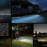 Fenix BC15-R USB-C Rechargeable LED Bike Light - Luminus SST20 - 400 Lumens - Uses Built-in 2600mAh Li-ion Battery Pack