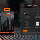 Fenix BC15-R USB-C Rechargeable LED Bike Light - Luminus SST20 - 400 Lumens - Uses Built-in 2600mAh Li-ion Battery Pack