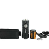 BUNDLE: 2 x Fitorch P25 Little Fatty LED Flashlight - 4 x CREE XP-G3 - 3000 Lumens - Includes 2 x 26350
