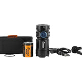 BUNDLE: 2 x Fitorch P25GT USB-C Rechargeable LED Flashlight - 3000 Lumens - CREE XPG3 - Includes 2 x 26350