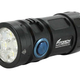 BUNDLE: 1 x Fitorch P25GT USB-C Rechargeable LED Flashlight with Fitorch K3 Lite Rechargeable LED Keychain Light and Fitorch ER20 Rechargeable LED Flashlight - Black