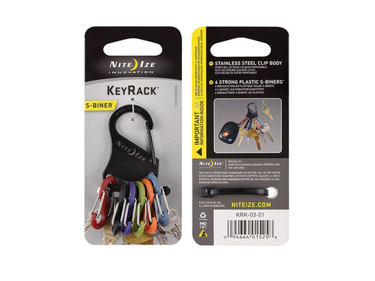 NiteIze S-Biner KeyRing - Black
