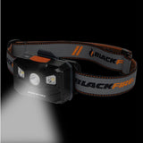 Blackfire BBM6048 USB Rechargeable LED Headlamp - 400 Lumens - Uses Built-in Li-ion Battery - Orange