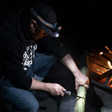 Blackfire BBM6048 USB Rechargeable LED Headlamp - 400 Lumens - Uses Built-in Li-ion Battery - Orange