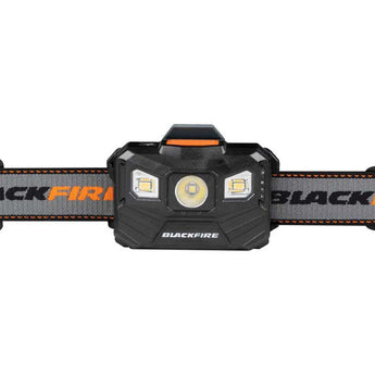 Blackfire BBM6048 USB Rechargeable LED Headlamp - 400 Lumens - Uses Built-in Li-ion Battery - Orange