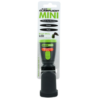 Blackfire Mini LED Clamplight - 12 Lumens - Uses 3x LR44 (included) - Color May Vary