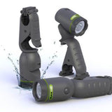 Blackfire Waterproof LED Clamplight - 190 Lumens - Uses 3x AAA (included) - Dark Gray
