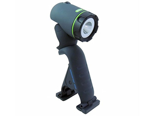 Blackfire Waterproof LED Clamplight - 190 Lumens - Uses 3x AAA (included) - Dark Gray