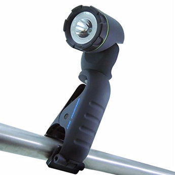 Blackfire Waterproof LED Clamplight - 190 Lumens - Uses 3x AAA (included) - Dark Gray