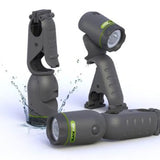 Blackfire Waterproof LED Clamplight - 190 Lumens - Uses 3x AAA (included) - Dark Gray