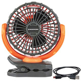 Blackfire BBM9112 USB-C Rechargeable Portable Fan - Uses Built-in Li-ion Battery Pack