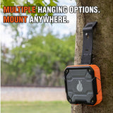 Blackfire BBM9113 Bluetooth Wireless USB-C Rechargeable Speaker - Wearable with Strap - Uses Built-in Li-ion Battery Pack - Orange