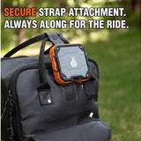 Blackfire BBM9113 Bluetooth Wireless USB-C Rechargeable Speaker - Wearable with Strap - Uses Built-in Li-ion Battery Pack - Orange