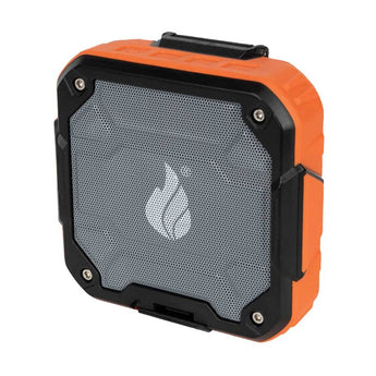 Blackfire BBM9113 Bluetooth Wireless USB-C Rechargeable Speaker - Wearable with Strap - Uses Built-in Li-ion Battery Pack - Orange