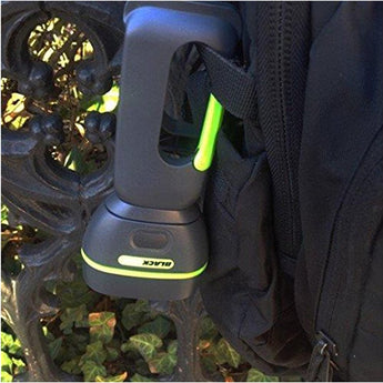 Blackfire Firefly LED Clamplight - 70 Lumens - Uses 3x AAA (included) - Dark Gray