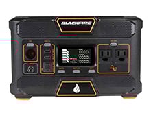 Blackfire PAC505 Portable Power Station - 505Wh - 2 x 120V AC Ports - Black