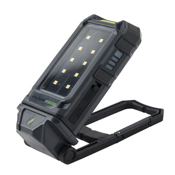 BLACKFIRE WLMC1 COMPACT LIGHT WITH ADJUSTABLE STAND IN USE AT AN ANGLE