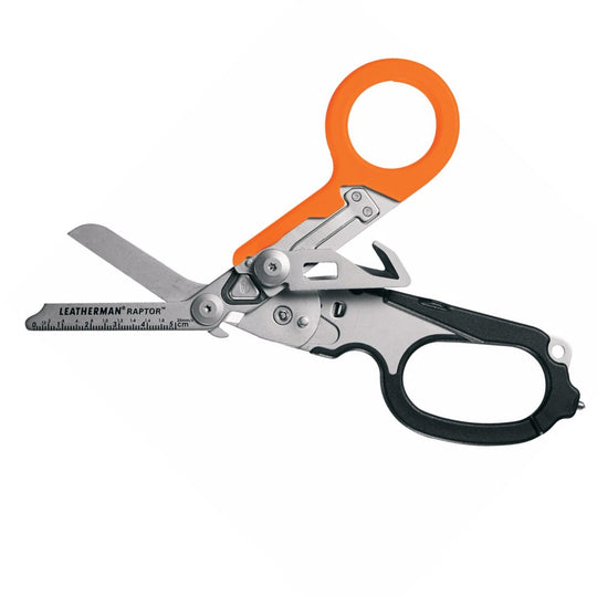 Leatherman Raptor Shears Multi-Tool for Medical Professionals - Black-Orange with MOLLE Sheath - Peghook Packaging (832153)