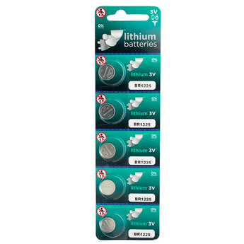 Panasonic BR1225 48mAh 3V Lithium (LiMNO2) Coin Cell Battery - 1 Piece Tear Strip