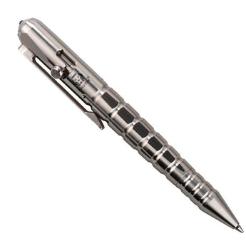 RovyVon Commander C10 Tactical Titanium Pen - Available in Natural Ti, Sandblasted, and PVD Black