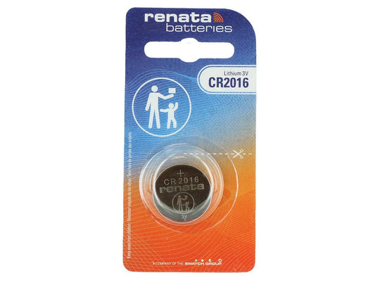 Renata CR2016 - 1 Pack Blister Pack