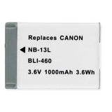 Empire BLI-460 1000mAh 3.6V Replacement Lithium Ion (Li-Ion) Battery for the Canon NB-13L Camera