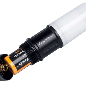 Fenix CL09 Camping Lantern with Magnetic Base - CREE XP-G2 R5 - 200 Lumens - Uses 1 x 16340 (included) or 1 x CR123A - Black