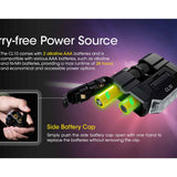 Nitecore CL10 LED Clip Light - White Red Blue Light - 45 Lumens - 2 x AAA (Included)