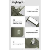 Klarus CL2 Pro USB-C Rechargeable LED Lantern - 750 Lumens - Uses Built-in 14000mAh Li-ion Battery Pack - Ivory White or Jungle Green