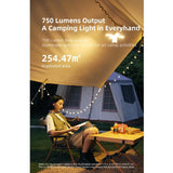 Klarus CL2 Pro USB-C Rechargeable LED Lantern - 750 Lumens - Uses Built-in 14000mAh Li-ion Battery Pack - Ivory White or Jungle Green