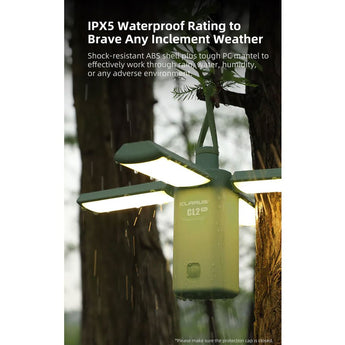 Klarus CL2 Pro USB-C Rechargeable LED Lantern - 750 Lumens - Uses Built-in 14000mAh Li-ion Battery Pack - Ivory White or Jungle Green