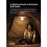 Klarus CL2S USB-C Rechargeable LED Lantern - 750 Lumens - Uses Built-in 5000mAh Li-ion Battery Pack - Ivory White