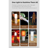 Klarus CL2S USB-C Rechargeable LED Lantern - 750 Lumens - Uses Built-in 5000mAh Li-ion Battery Pack - Ivory White