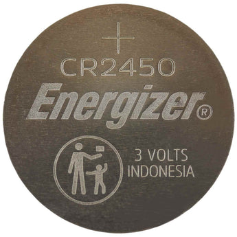 Energizer ECR2450-BP-1 620mAh 3V Lithium Primary (LiMNO2) Coin Cell Battery - 1 Piece Blister Pack