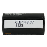 Coros CLE-14 ER26500 C 8500mAh 3.6V Lithium Thionyl Chloride (Li-SOCl2) Button Top Battery - Bulk
