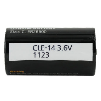 Coros CLE-14 ER26500 C 8500mAh 3.6V Lithium Thionyl Chloride (Li-SOCl2) Button Top Battery - Bulk
