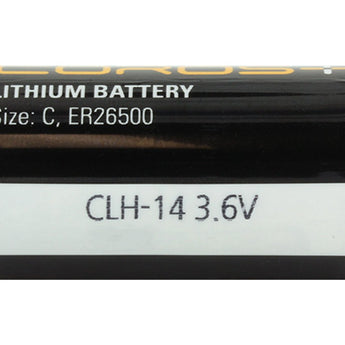 Coros CLH-14 ER26500 C 6000mAh 3.6V Lithium Thionyl Chloride (Li-SOCl2) Button Top Battery - Bulk