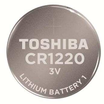 Toshiba CR1220 40mAh 3V Lithium (LiMnO2) Coin Cell Battery - Bulk