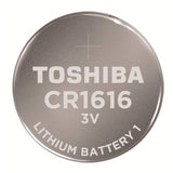 Toshiba CR1616 50mAh 3V Lithium (LiMnO2) Coin Cell Battery - Bulk