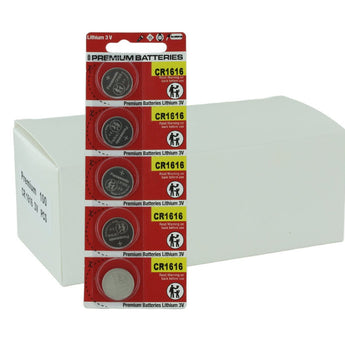 Panasonic CR1616 55mAh 3V Lithium Primary (LiMnO2) Coin Cell Battery - 1 Piece Tear Strip, Sold Individually