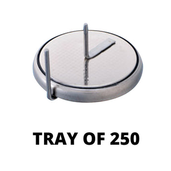 Renata CR2032 MFR AH0 Coin Cell Battery with Isotan Tabs For Through-Hole Mounting (AH Type) -  Lithium Li-MnO2 3V - Tray of 250