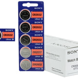 MuRata CR2032 220mAh 3V Lithium Primary (LiMnO2) Coin Cell Watch Battery - 1 Piece Tear Strip, Sold Individually