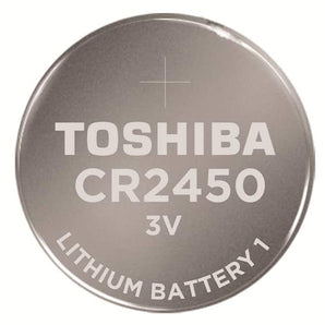Toshiba CR2450 620mAh 3V Lithium (LiMnO2) Coin Cell Battery - Bulk