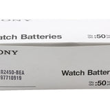 MuRata CR2450 610mAh 3V Lithium Primary (LiMnO2) Coin Cell Watch Battery - 1 Piece Tear Strip, Sold Individually